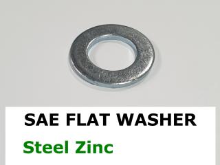 SAE Flat Washer steel zinc